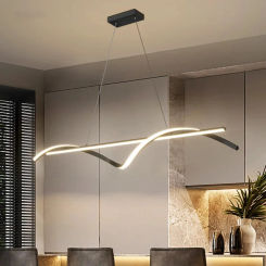 Modern LED Pendant Light Kitchen Dining Room Lamp 90-260V 40W Ceiling Chandelier Lustre Minimalist Home Decoration Light Fixture