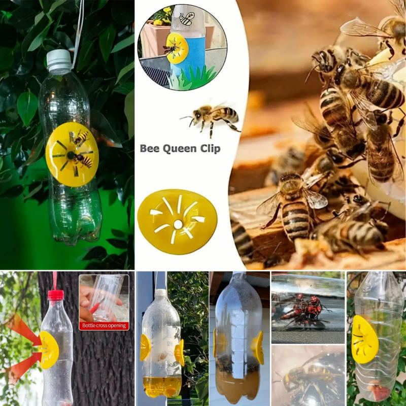 Description Picture 6 of itemWasp Trap Catcher Flower Shape Flying Insects Funnel Trap Bee Hornet Killer Garden Home Outdoor Pest Control Tool 1/5/10PCS