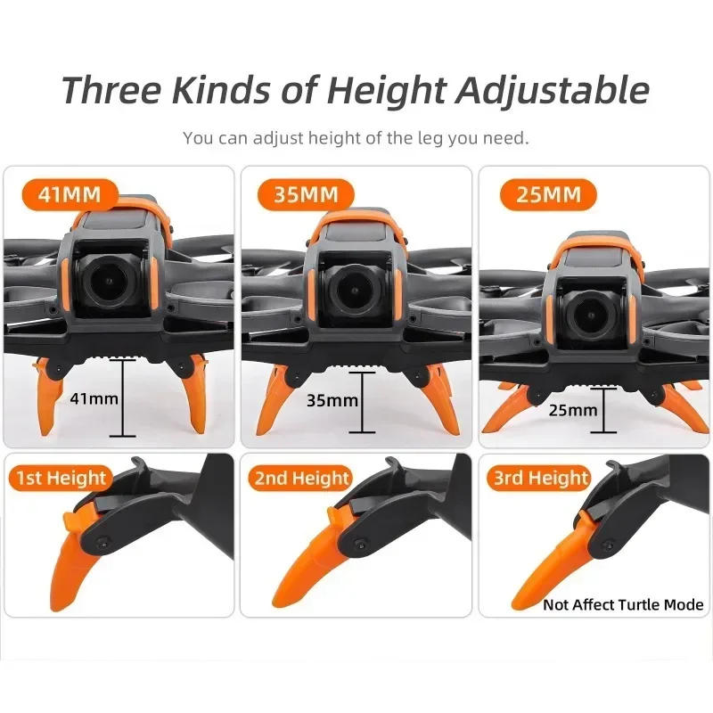 Description Picture 4 of itemHeighten Landing Gear For DJI Avata 2 Anti-collision Protection Spider Feet Support Leg Bracket For DJI Avata 2 Drone Accessory