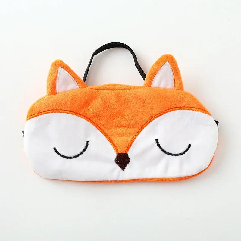 Description Picture 6 of item1 Pcs Animal Eye Patch Sleeping Shading Mask Blindfold Eye Mask Cute Cat Dog Fox Tiger Eye Cover Eyepatch Travel Relax Cover