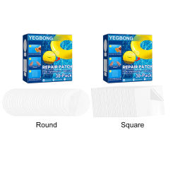 30pcs Repair Sticker Waterproof Adhesive Patches Self-Adhesive Transparent Swimming Ring Outdoor Tent Inflatable Pool Toy Beds