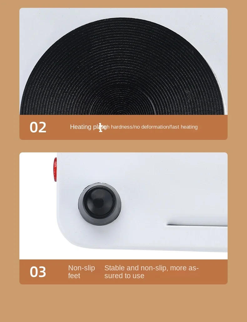 Description Picture 4 of itemHot stove tea maker small heating stove small electric stove mini induction cooker Mocha coffee stove