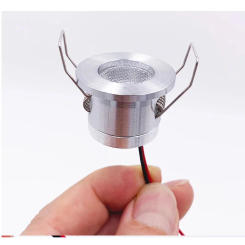 Indoor Spotlight Downlight 12V 24V 1W Slim Mini LED Dimmable Flush Mount Cutout 28mm ceiling light Cabinet Showcase Camper Lamp