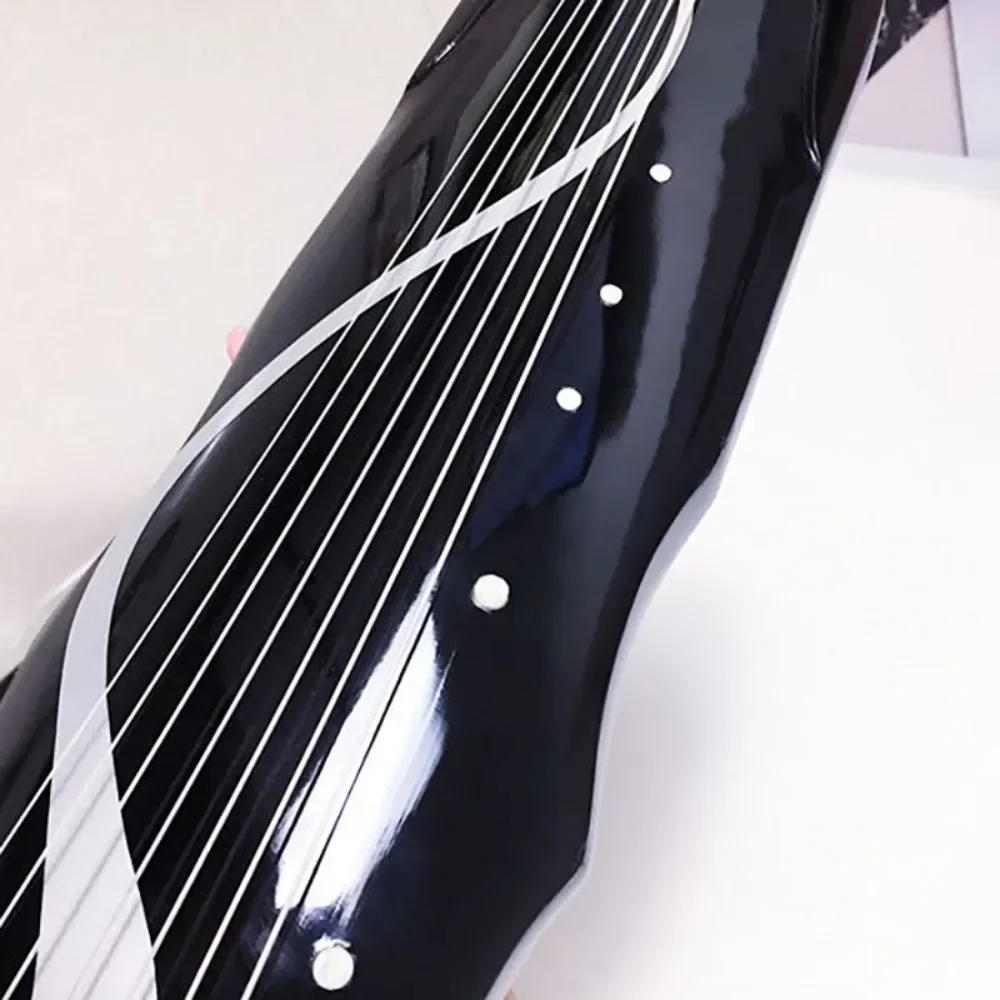 Description Picture 5 of item7 Strings Guqin Handmade Wood Guzheng 123cm Beginner Guqin Zither Stringed Instruments Traditional Chinese Music Instrument Gift