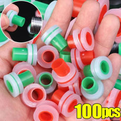 10/100pcs Faucet PPR Pipe Plugs Leak-proof Sealing Gasket Free Tape Triangle Valve Prevent Dripping Sealed Ring Silicone Washers