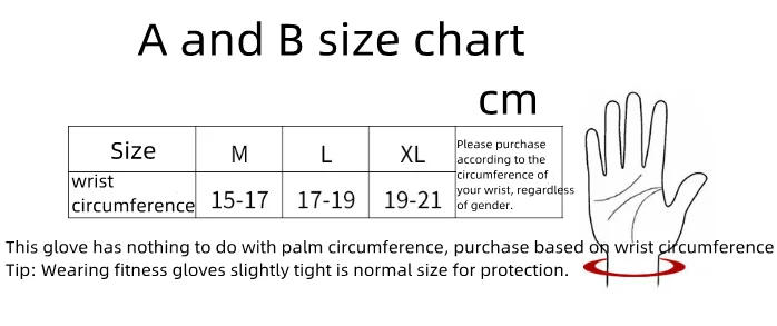 Description Picture 4 of item1 Pair Wrist Protector Gym Wristbands Weight Lifting Gym Training Gloves Women Men Fitness Bodybuilding Hand Grips Palm Gloves