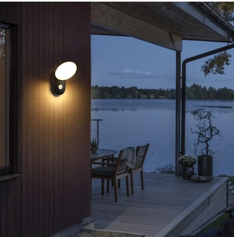 Description Picture 6 of itemWall Lamp Outdoor Garden Waterproof Illuminate Porch Light Home Courtyard Rotatable Lamps for Room Decor Sensor LED Lights