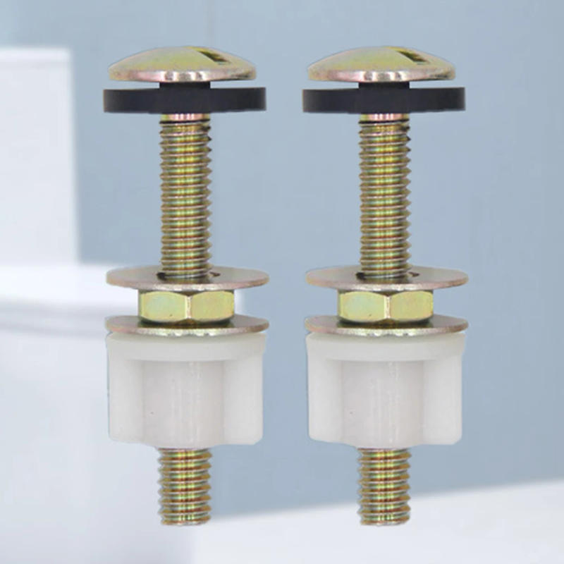 Description Picture 6 of item2/8pcs Toilet Seat Bolt Screw Set Heavy Duty Hinge Bolts And Nuts Replacement Bathroom Toilet Accessories Water Tank Bolts Tools