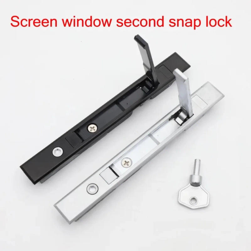 Description Picture 4 of itemZinc-alloy Screen Lock Small Open Spring Combination Lock Invisible Screen Lock Gold Screen Door Screen Lock