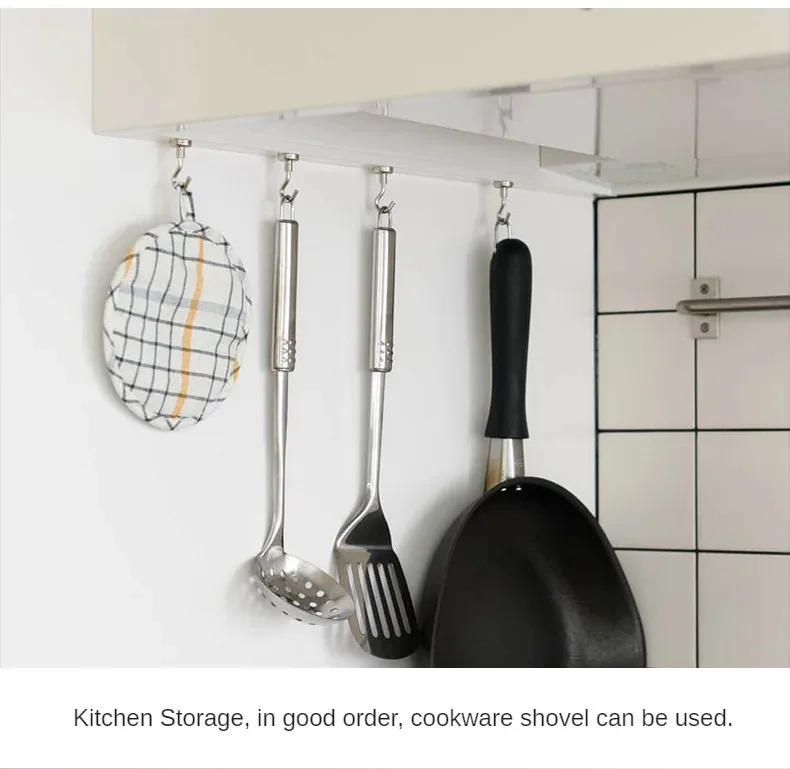 Description Picture 6 of item1-8PCS Strong Neodymium Magnetic Hook Hold Up To 12kg 5Pounds Diameter 20mm Magnets Quick Hook for Home Kitchen Workplace Etc