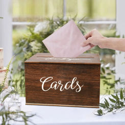 Wedding Card Box DIY Wooden Wedding envelopes box Creative Money Box with Lock for Wedding Party Favors Supplies