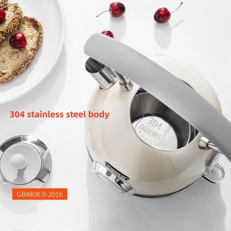 Description Picture 6 of item220V-240V Electric Water Kettle 1.8L 1800W 304 Stainless Steel With Thermometer Electric Boiling Coffee Tea Pot