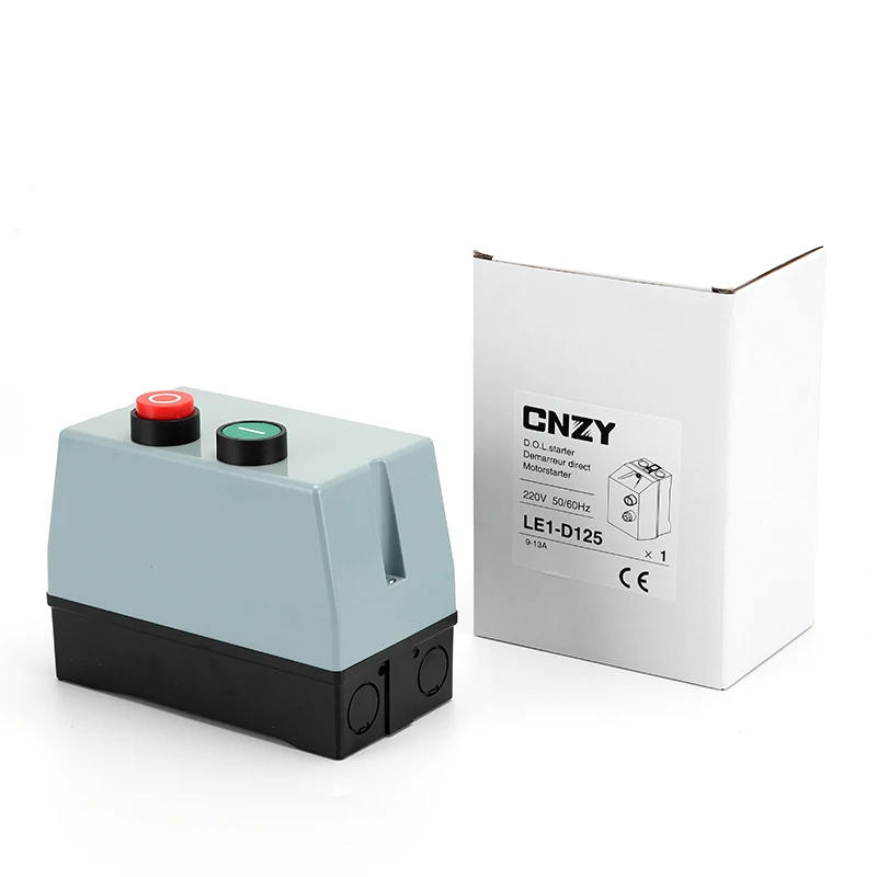 Description Picture 2 of itemMagnetic Starter LE1-D12 220V 50/60HZ 3KW/4PH Plastic Housing Motor Starting Switch QCX2(LE1)-12A Motor Protector 9-13A