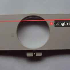 Tubular Frame Hoop 9cm L355mm Or L395mm Tajima SWF Chinese Embroidery Machine Parts