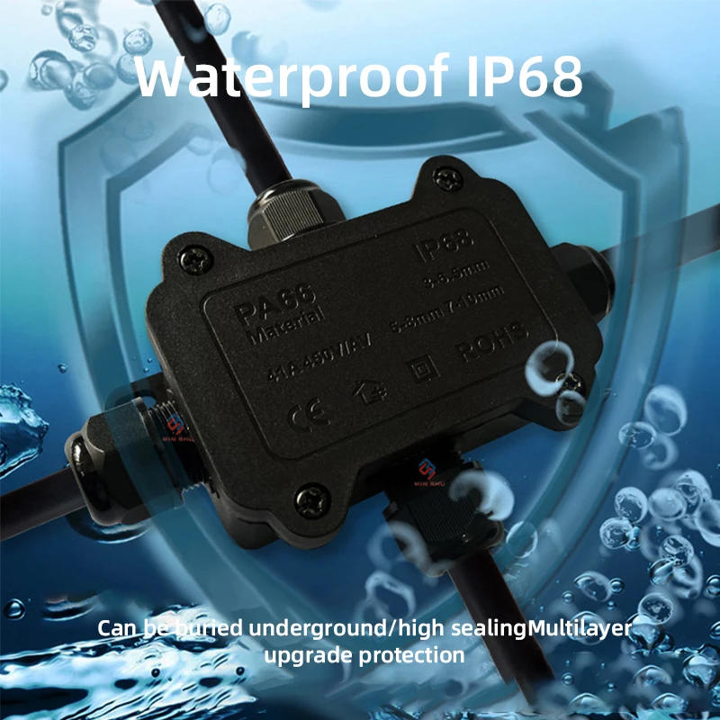 Description Picture 4 of itemOutdoor Waterproof Junction Box with Terminal IP68 450V 3-10mm Branch Wiring Connector Street Lamp Designed for Buried Wires