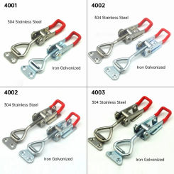 4001 4002 4003 Cabinet Boxes Lever Handle Lock Toggle Latch Clamp Adjustable Toggle Clamp For Sliding Door Furniture Hardware
