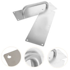 Shed Door Push-pull Handle Man Drawer Pulls Cabinets Plate 30X10CM Stainless Steel Closet