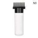 180ML Refillable Bottle For Hair Dye Shampoo Plastic Applicator Comb Dispensing Salon Oil Hair Coloring Hairdresser Styling Tool