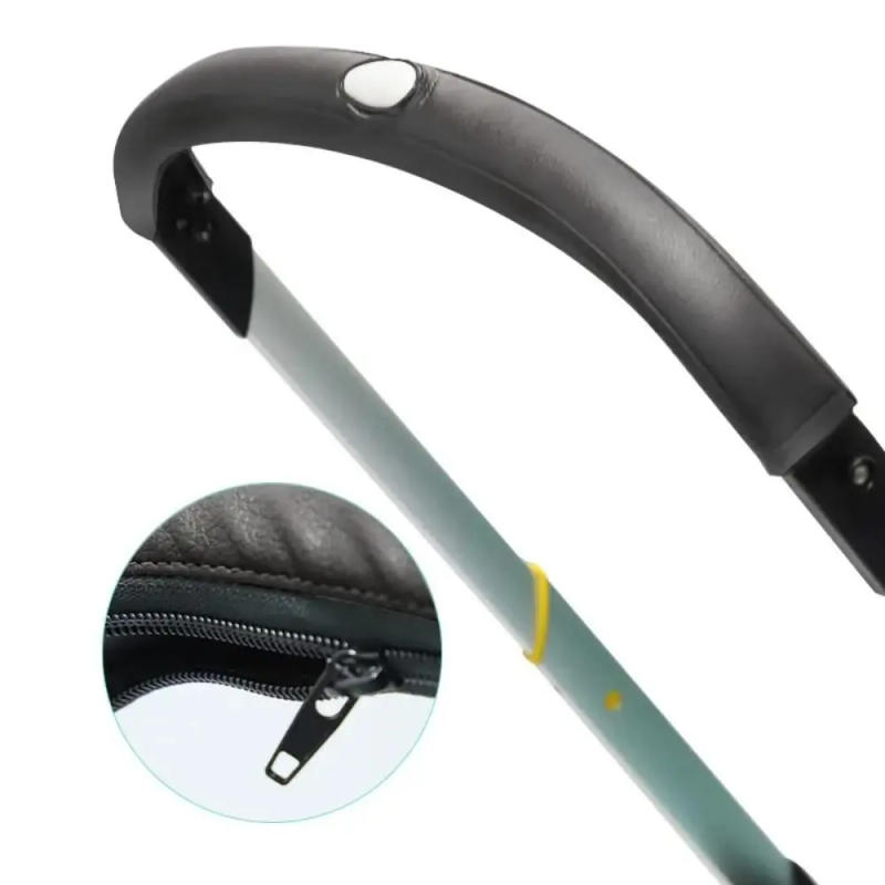 Description Picture 2 of itemPU Leather Stroller Handle Covers Detachable Washable Armrest Protector Belt Cover Handle protector Doona baby car seat handle