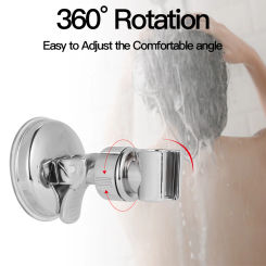 Hand Shower Head Holder Wall Mounted Handheld Full Plating Bracket Vacuum Smooth Surface Home Use for Hotel Bathroom