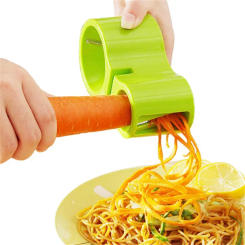 NEW Spiralizer Premium Vegetable spiral slicer Sharpener Fruits Grater Pasta Noodles zucchini Peeler Cutter Maker