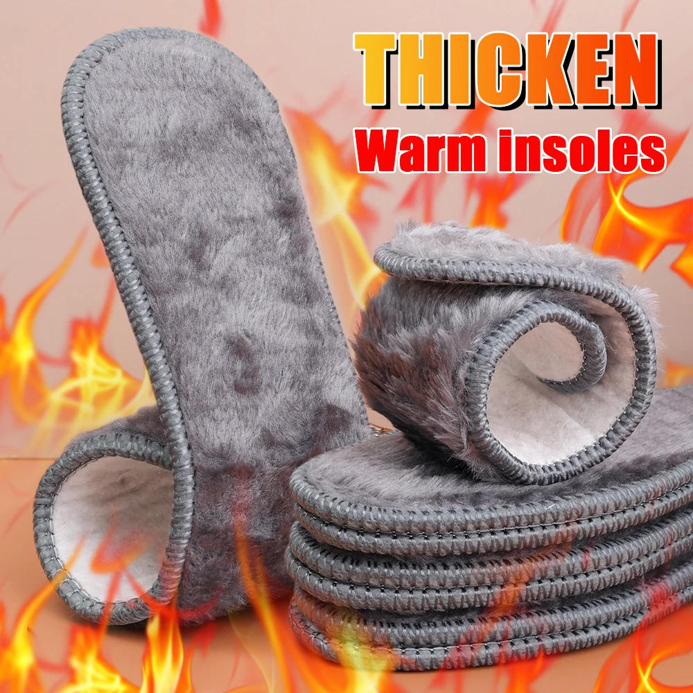 Description Picture 4 of item2/4pcs Self Heating Insoles Thermostatic Thermal Insole Faux Rabbit Fur Insole Winter Boots Pad Sole Thermal Insoles Plush Pads
