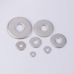 100pcs Flat Washer M3 M4 M5 M6 M8 M10 M12 Stainless Steel Washers Plain Washer Gaskets DIN125