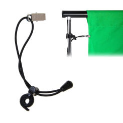 Flexible Elastic Cord Background Clips for Cloth Muslin Paper Backdrops Adjustable For Photo Studio Light Stand Support System