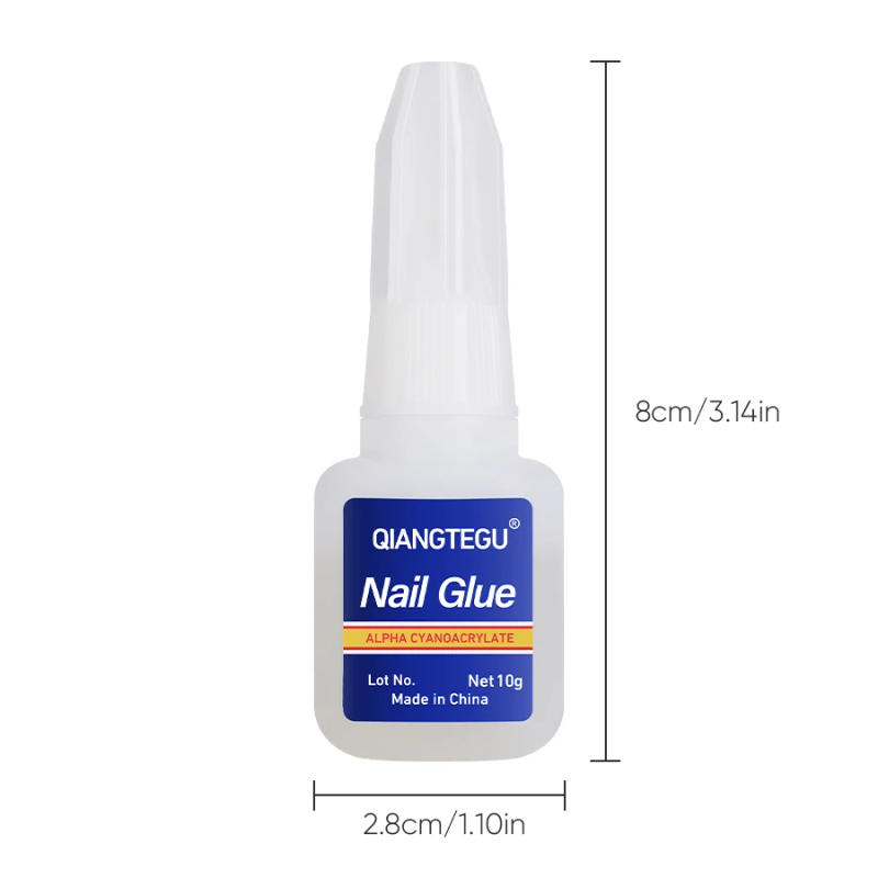 Description Picture 5 of itemNailpop 3S Fast Drying Nail Glue for Nail Tips Super Strong Nail Art Accesories Manicure Tool Rhinestone Gel Glue Withs Brush