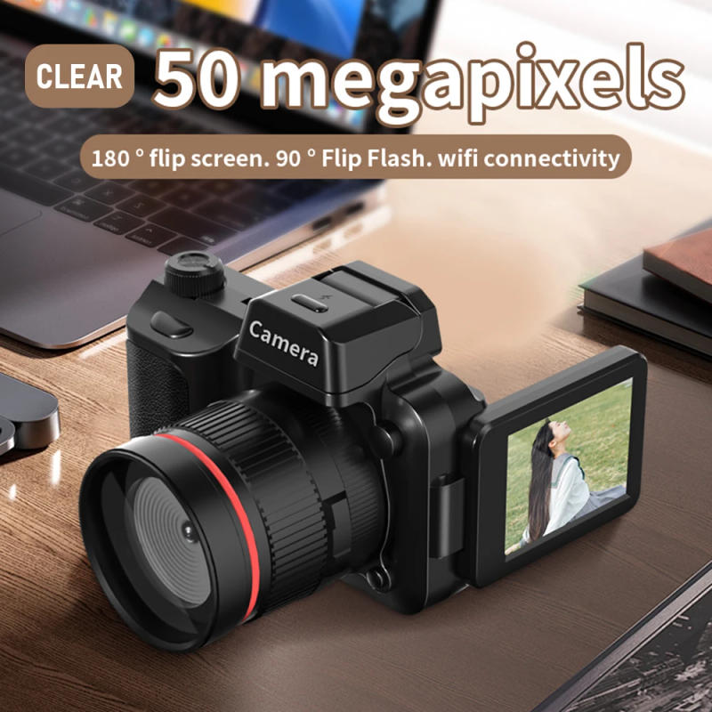 Description Picture 6 of item4K WiFi Digital Video Camera with 2.2 Inch Rotatable Screen AF 16X Digital Zoom Built-in Battery LED Fill Light Beauty Filters