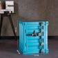 Blue Single Door