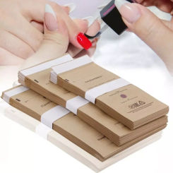 50Pcs Self-Sealing Nail Disinfection Bag Disposable Manicure Pouch Autoclave Kraft Paper Cleaning Bags for Dentist Tools