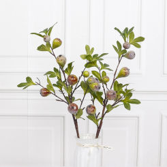 Artificial Berry Fig Branch Fake Plants Fruit Stalks Art Flower Arrangement Ornaments Home Room Party Decoration