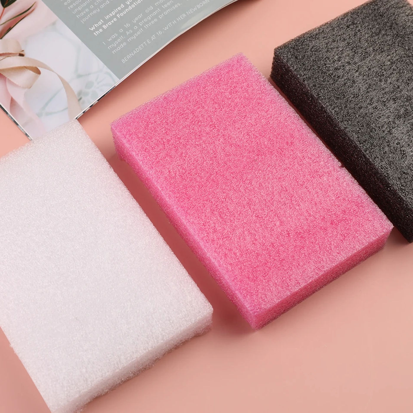 Description Picture 5 of itemFenrry 5Pcs/Pack Wool Felt Workplace Mat White Foam Pad Needle Felting Poked Pad DIY Craft Needle Felting Tools Accessories