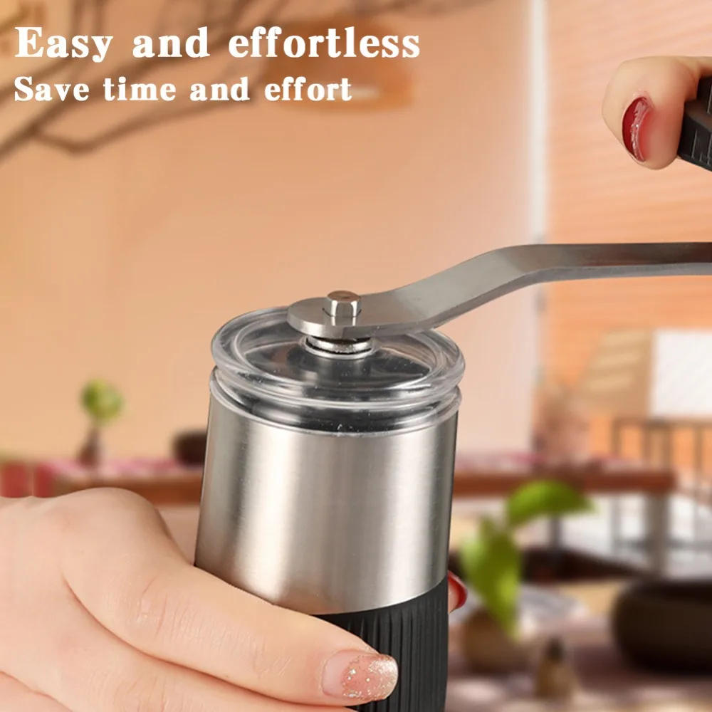 Description Picture 2 of itemMini Manual Coffee Grinder Portable Mill Pepper Grinder Ceramic Core Removable Washable for Outdoor Italian Coffee Machine