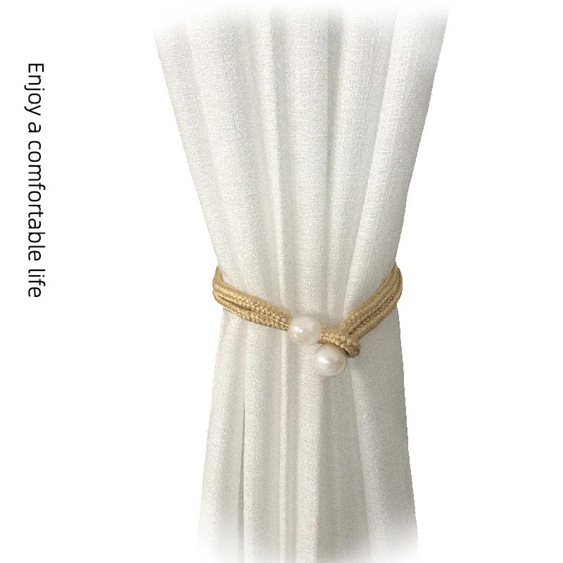 Description Picture 2 of itemPearl Curtain Clip Curtain Holders Tie Back Buckle Clips Hanging Ball Buckle Curtain Decorative Accessories