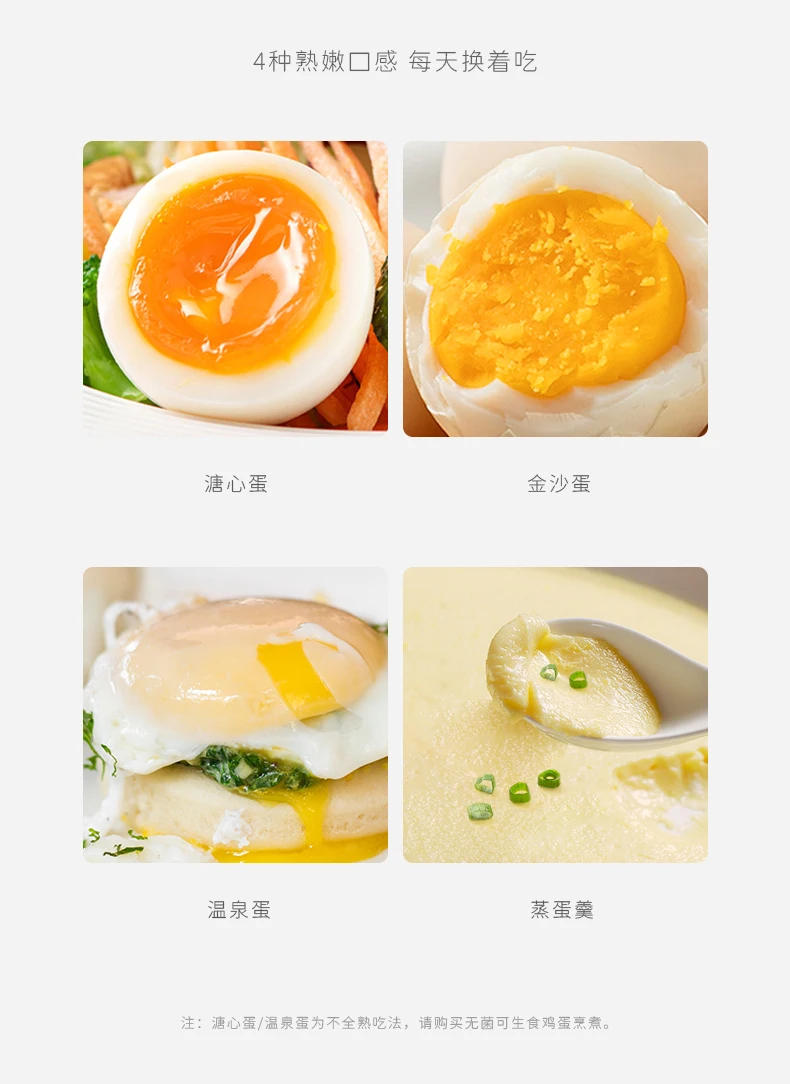 Description Picture 6 of itemOLAYKS Home Multifunctional Egg Cooker Small Breakfast Machine Automatic Power Off Cooking Kitchen Utensils Boil Eggs Tools Cook