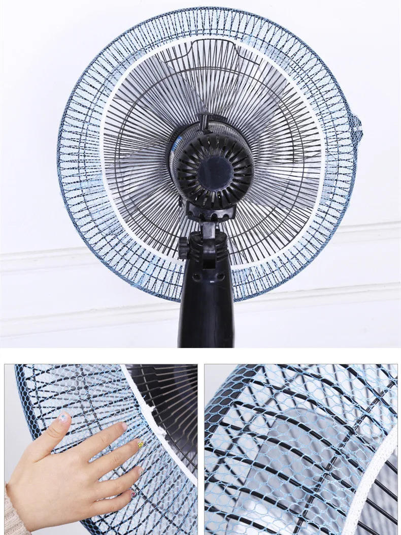 Description Picture 5 of itemElectric Fan Cover Fan Safety Dust Cover Mesh Fan Covers for Baby Kids Finger Protector Kids Finger Guards Safety Mesh Nets