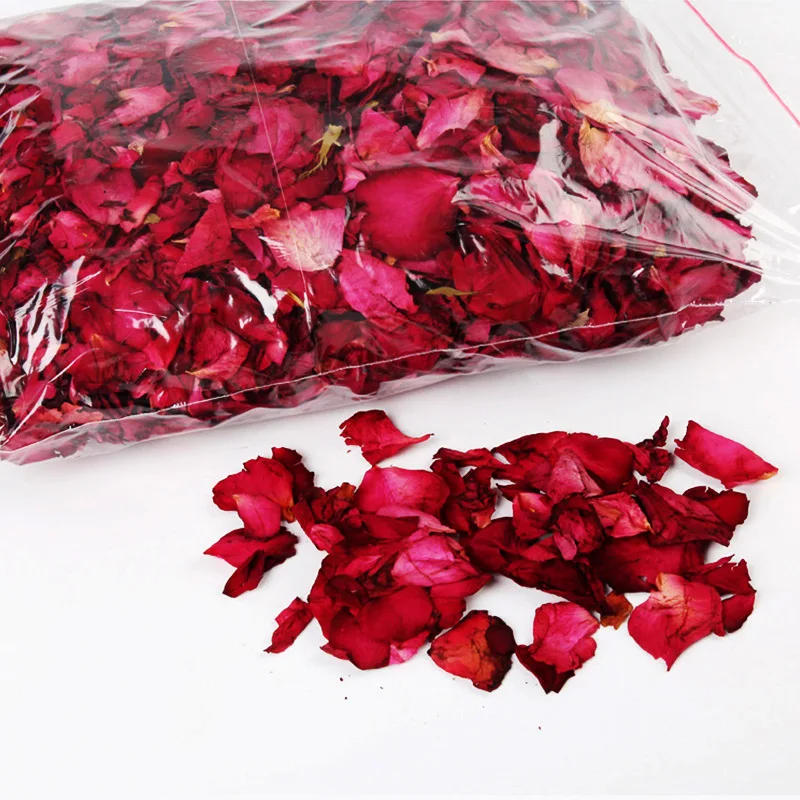 Description Picture 4 of item50g Romantic Natural Dried Rose Petals Bath Dry Flower Petal Spa Whitening Shower Aromatherapy Bathing Supply