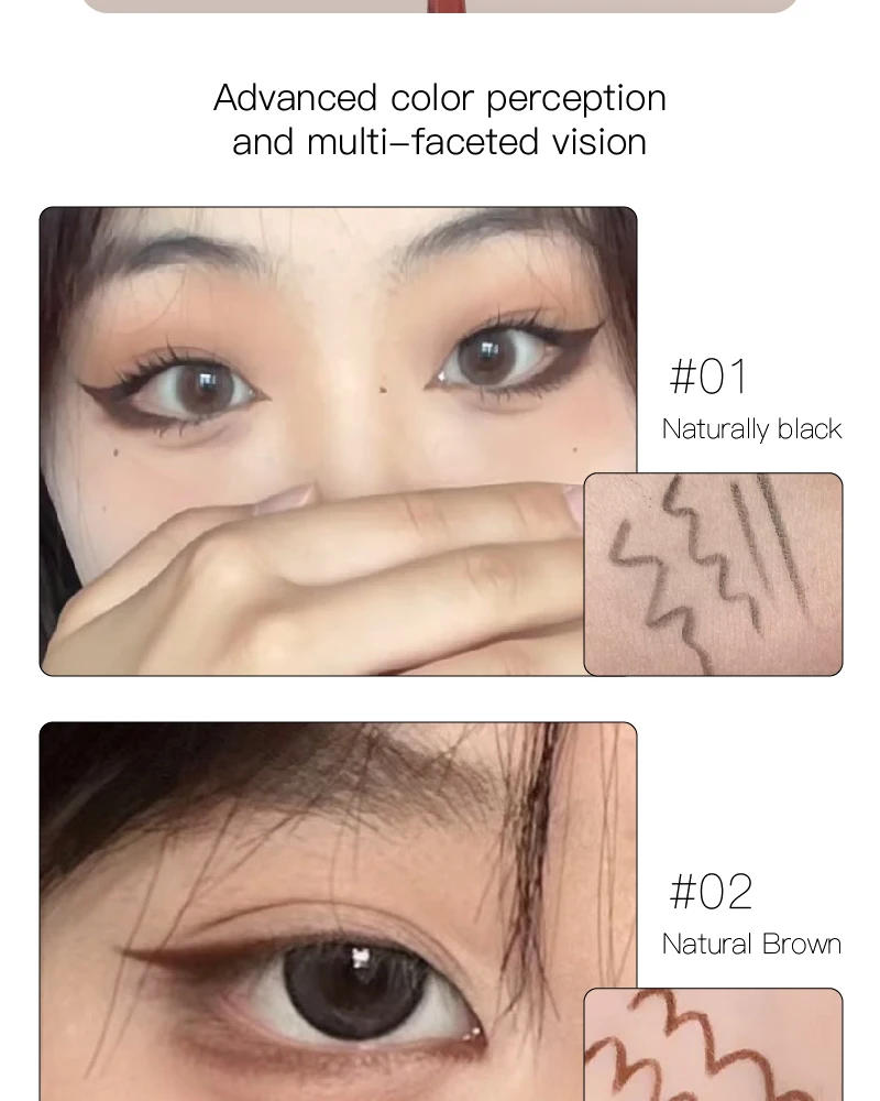 Description Picture 5 of itemPink Brown Ultra-fine Eyeliner Pencil Lower Eyeshadow Line Waterproof Easy To Wear Eye Liner Gel Matte Quick Drying Eyes Makeup