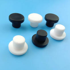 5/10/20mm 2mm-14mm Black/White Silicone Rubber Hole Plugs Solid T Type High Temperature Seal Stopper Dustproof waterproof Plug