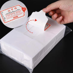 1K/600/500/300/100Pcs Lint-Free Nail Polish Remover Wipes Napkins White Pink UV Gel Nail Polish Dust Cleaner Cotton Wipes