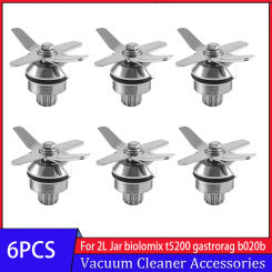 New 767 Stainless Steel Hardened Six Mixing and Cutting TWK jtc 767 Blades Knife Ice Crusher for vitamix Juicer Blender Parts
