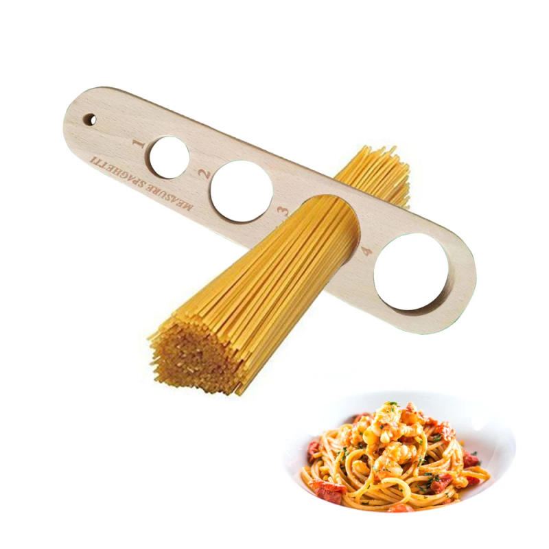 Description Picture 2 of itemWooden Pasta Measurer Spaghetti Italian Kitchen with 4 Holes Beech wood Kitchen Tool