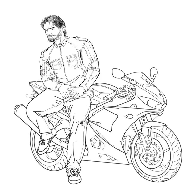 Description Picture 3 of itemWinter Mens Leather Jackets Motorcycle Stand Collar Zipper Pockets Male Plus Size PU Coats Biker Faux Fashion Outerwear