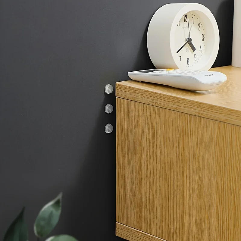 Description Picture 6 of item100Pcs Soft Silicone Rubber Anti Slip Bumpers Feet Pads Damper Buffer Cabinet Bumpers Silicone Furniture Pads Drawer Door Pad