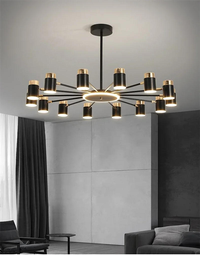 Description Picture 3 of itemModern Led Chandeliers Lighting Nordic Living Dining Room Bedroom Kitchen Ceiling Pendant Lights Simple Indoor Home Decor Lamps