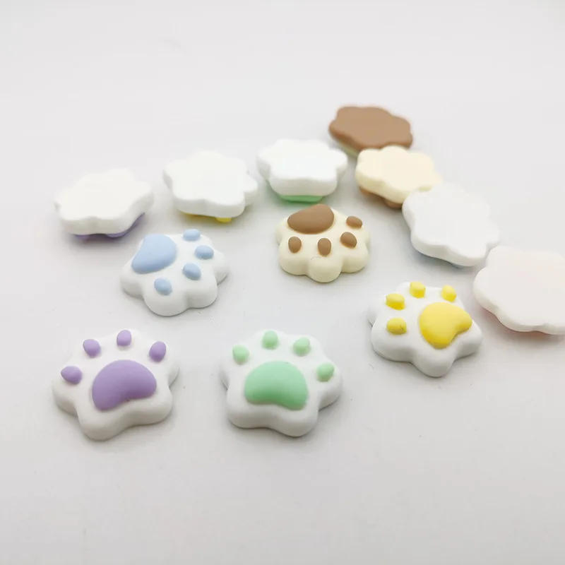 Description Picture 4 of item10PcsCute Mini Cartoon Bear Paw Flatback Resin Cabochons Embellishment DIY Headwear Accessories Scrapbook Craft Phone Decoration