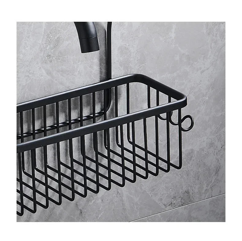 Description Picture 6 of itemAluminium Bathroom Shelf Without Drilling, Shower Shelf Shelves Shampoo Holder, Basket Storage Organizer Bathroom Accessories