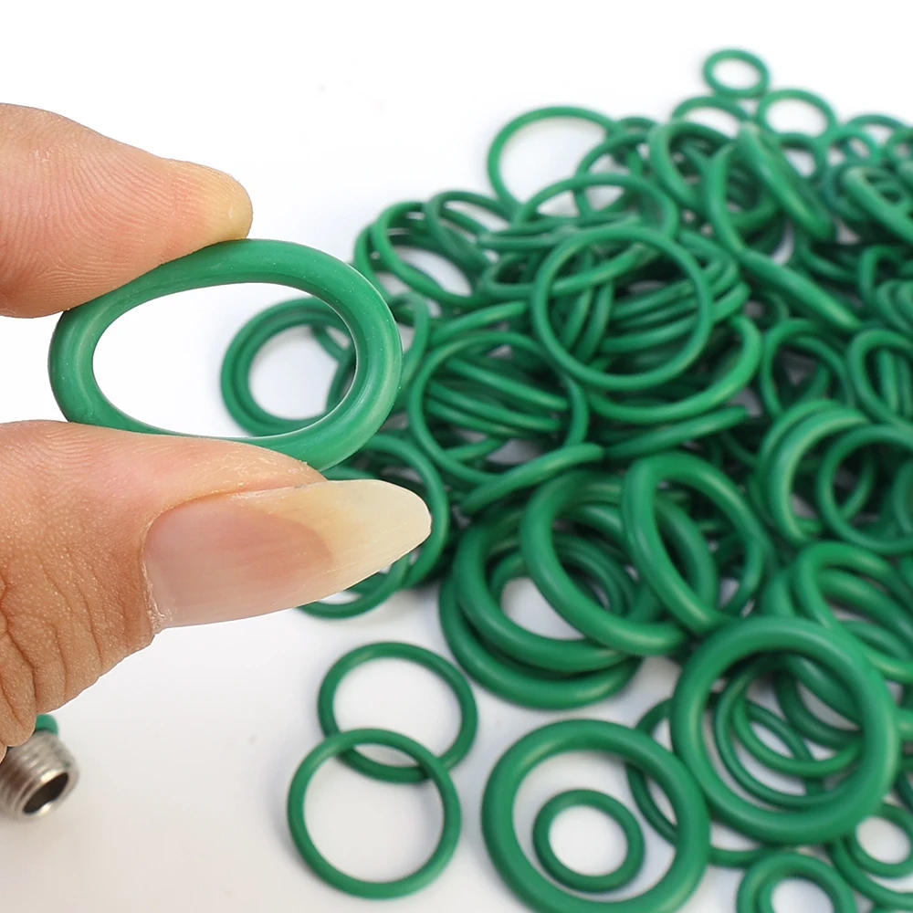 Description Picture 6 of item18Sizes O-Rings Universal Car Air Conditioning Auto Repair Tools Rubber Rings Sealant Rubber Spacer Oil Resistance Washer Round